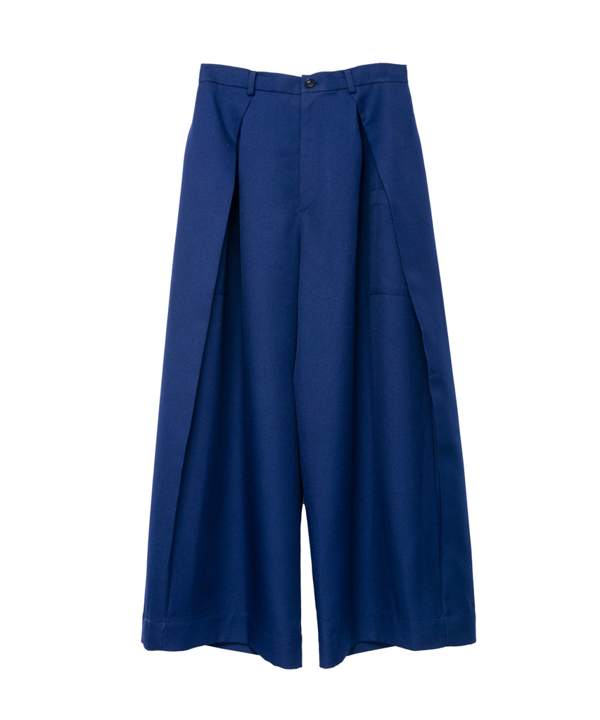 TROVE 21SS「HOUI WRAP PANTS」3 ネイビー ラップパンツ TROVE 21SS「HOUI WRAP PANTS」3 ネイビー ラップパンツ パンツ