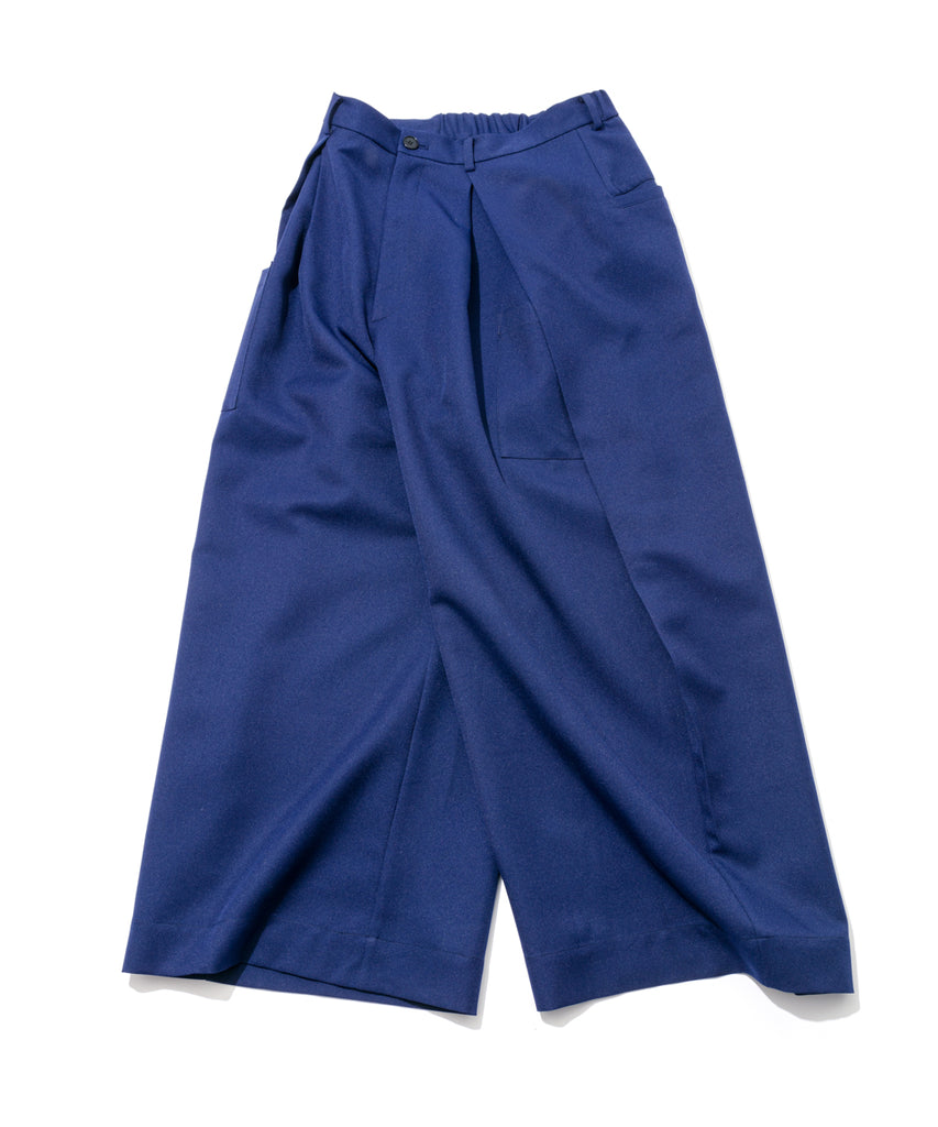 TROVE 21SS「HOUI WRAP PANTS」3 ネイビー ラップパンツ TROVE 21SS「HOUI WRAP PANTS」3 ネイビー ラップパンツ TROVE