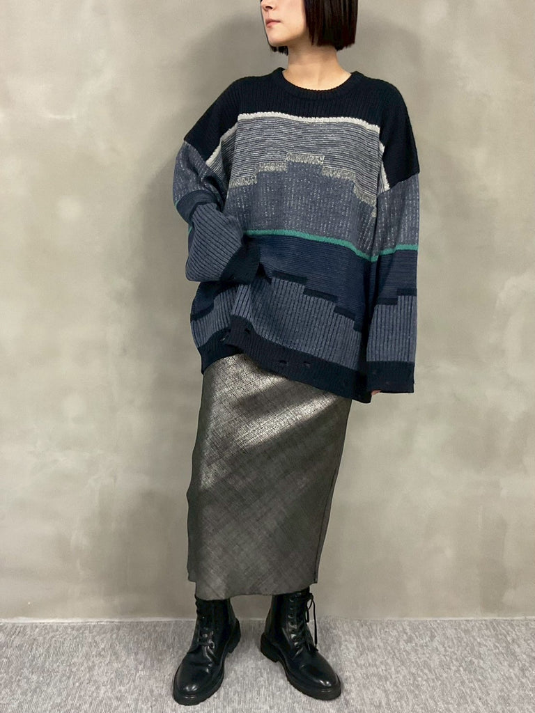 ジャガードニット(ブラック) | 【公式】NAKAGAMI ONLINE SHOP