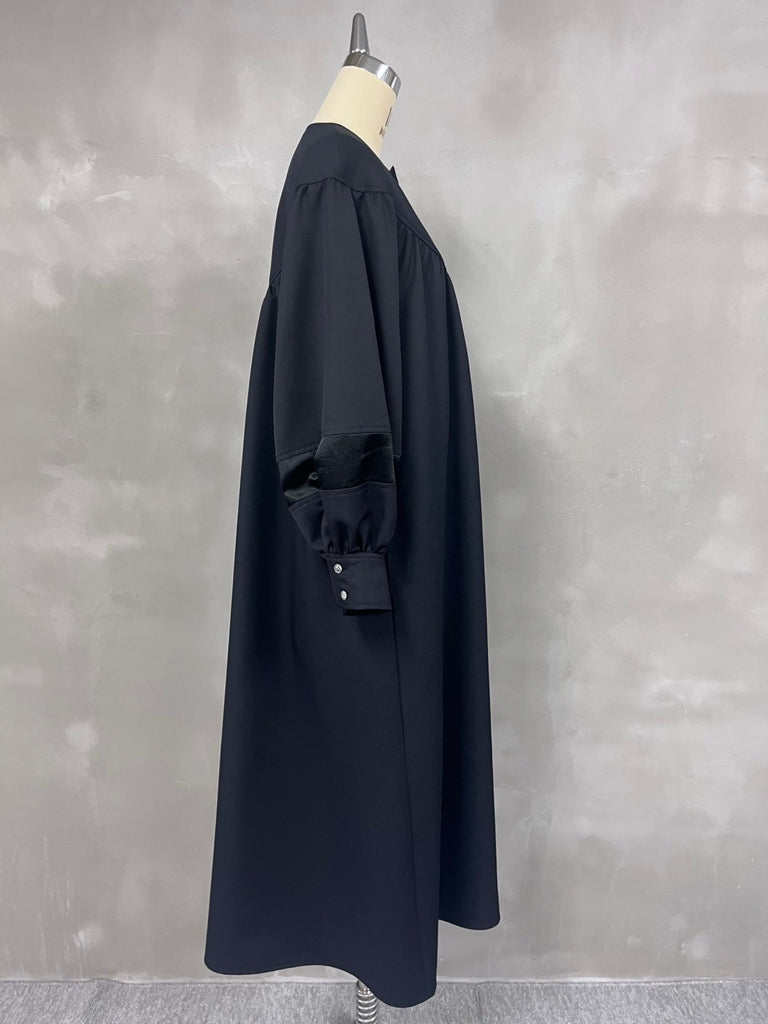 ギャザーワンピース(ブラック) | 【公式】NAKAGAMI ONLINE SHOP