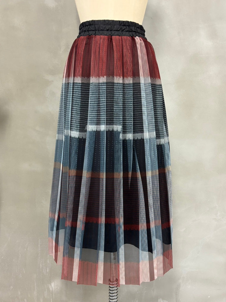 新品　NAKAGAMI チュールスカート　Sサイズ WOMANグラフィックチュールスカート(red) | 【公式】NAKAGAMI