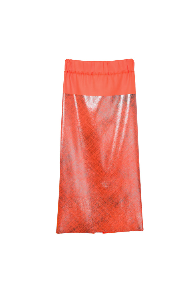 箔ニットスカート(orange✕silver) | 【公式】NAKAGAMI ONLINE SHOP