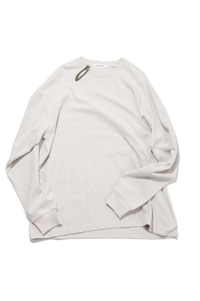ユニセックス】バックプリント長袖Tシャツ（gray） | 【公式】NAKAGAMI